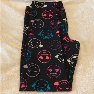 Emoji leggings (plus pre-teen, size 20.5)